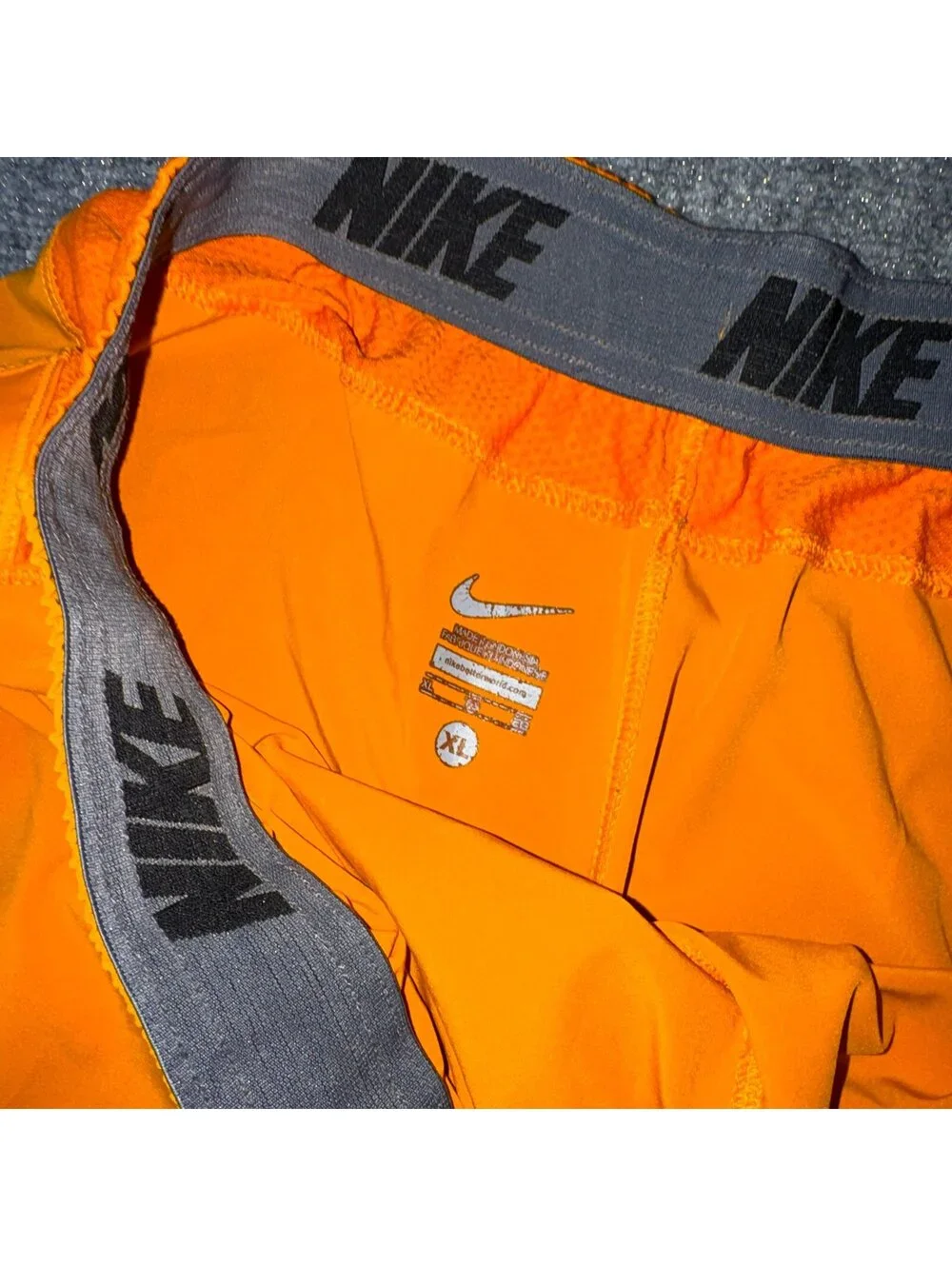 Nike Tennessee Volunteers Orange Athletic Baggy Shorts Mens XL Vtg y2k 90s Rare